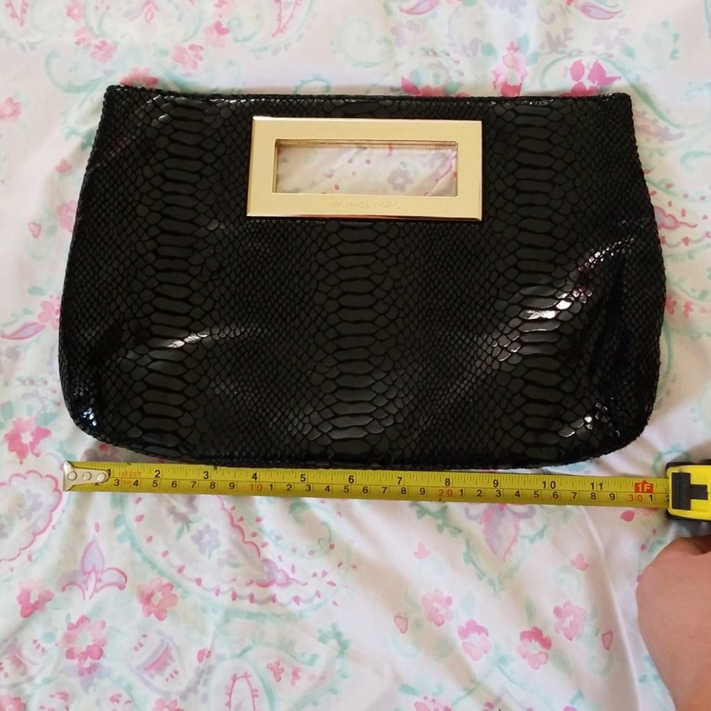 Michael Kors Black Python Clutch - image 5